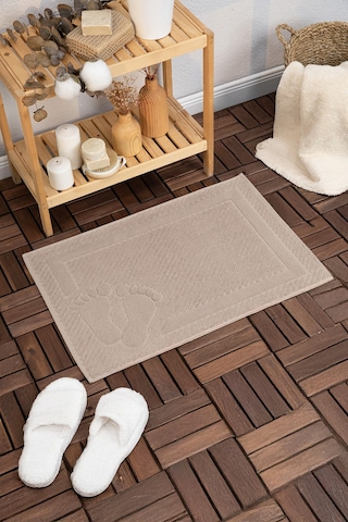 Leoline %100 Pamuk Premium Ayak Havlusu - Kahve