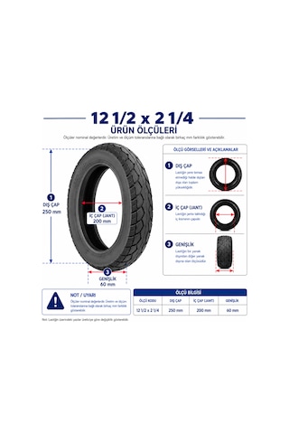 Kgusa 12 1/2x2 1/4 Td-8063 Elektrikli Scooter Dış Lastik