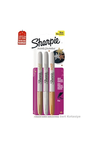 Sharpie Metalik Markör. Karışık Renk.3'Lü Bls 1849114
