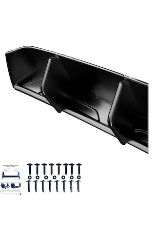 Oneway Vw Tiguan R-line Mk2 Makyajlı 2020-2024 Arka Difüzör Orta