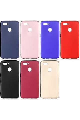 Oppo A7x Kılıf Zore Premier Silikon Kapak Gold