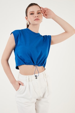 Lela Bisiklet Yaka % 100 Pamuk Crop Bayan T Shirt 5865587 Saks