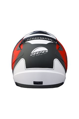 LS2 Rapıd Deeper Kask Mat Kırmızı-Siyah
