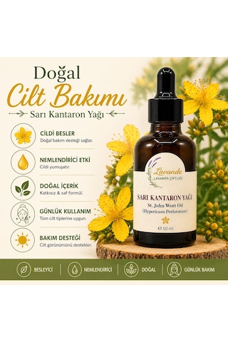 Lavande Lavanta Çiftliği Sarı Kantaron Yağı 50 ML