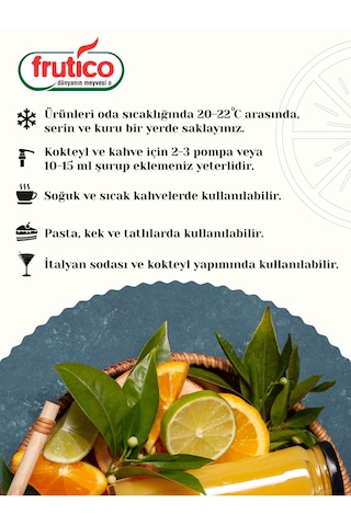 Çilek Kokteyl Şurubu 85 Cl 850ml