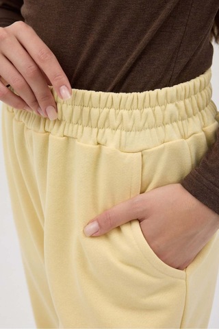 Buly Cozy Beli Lastikli Jogger Eşofman Altı Butter Sarı