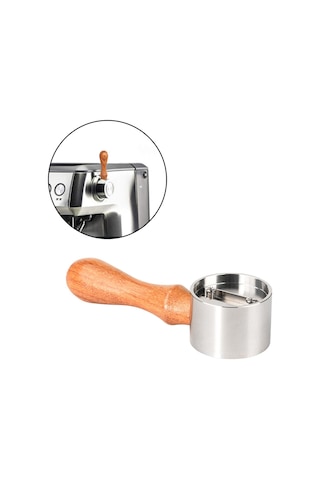Homyl Buhar Kolu Kahve Makinesi Aksesuarları Espresso Yedek Argent, Ahşap