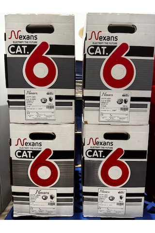 Nexans Cat 6 Halogen Free Utp 23awg Kablo 305 Metre Turuncu