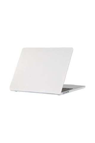 Ekılıf - Macbook 14.2 2021 A2442 Uyumlu - Kılıf Alt Ve Üst Koruyucu Premium Msoft Bottom Kapak - Gri - T30681 Gri