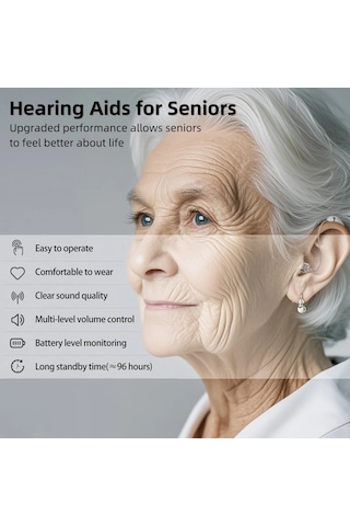 Şarj Edilebilir İşitme Cihazları Yetişkinler İçin Görünmez Dijital Kulak Amerika Birleşik Devletleri