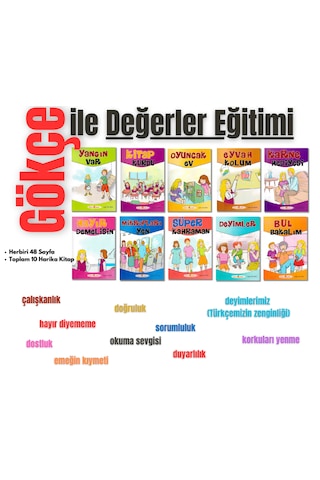 2. Ve 3. Sınıflar Için Gökçe Ile Değerler Eğitimi Hikaye Seti