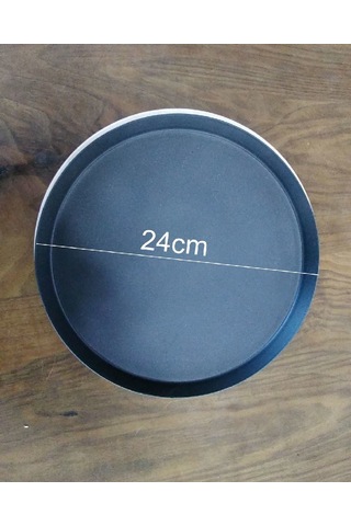 Alüminyum Pizza Tavası Tepsisi 24Cm Teflon