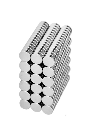 100 Lü 8x3mm Yuvarlak Neodyum Mıknatıs