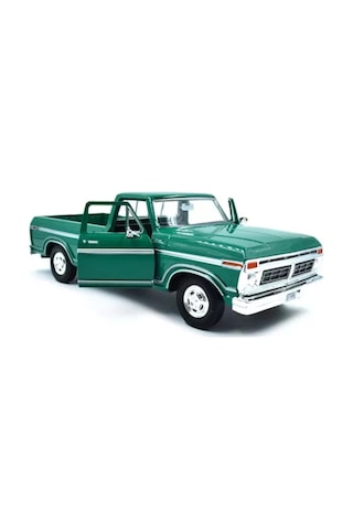Motormax 1977 Ford F-150 Custom Pickup Yeşil 1/24 Model Araba Yeşil