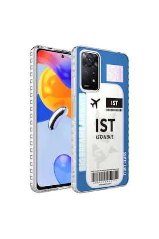 Xiaomi Redmi Note 11 Pro 5G - Kılıf Airbag Kenarlı Renkli Desenli Silikon Elegans Kapak