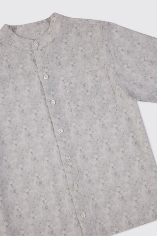 Panço Erkek Çocuk Kısa Kollu Gri Gömlek 2611BK06012