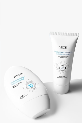 Beyazlatıcı Etkili Spf +35 Güneş Koruyucu Ve Güneş Sonrası Nemlendirici Kiti