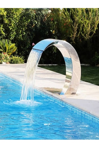 DEV PASLANMAZ 600x1000 mm Lüks Model Havuz Şelale AISI 304 Kalite