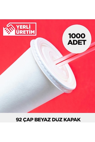 92 Çap Düz Kapak 1.000 Adet