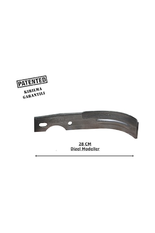 Demiray Federli Çapa Makinası Bıçakları 28 CM Büyük Boy 32 Adet
