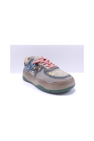 Guja 25k328 Kadın Sneaker Kalın Taban Spor Ayakkabı Bej Siyah