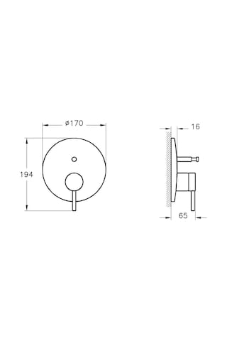 VitrA Origin Ankastre Banyo Bataryası Fırçalı Nikel A4262034