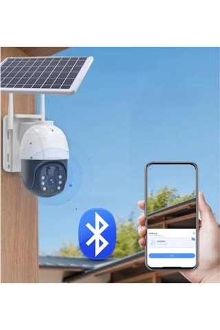 Mey İthalat Güneş Enerjili Dış Mekan Güvenlik Kamerası