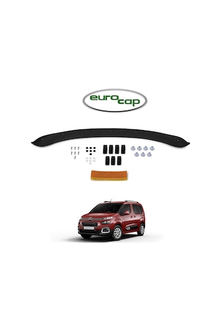 Eurocap Citroen Berlingo Ön Kaput Koruma Rüzgarlık 3Mm Abs 2019-›