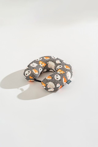 Visco Seyahat Yastığı Boyun Yastığı Panda- 30x30x9 Cm Gri