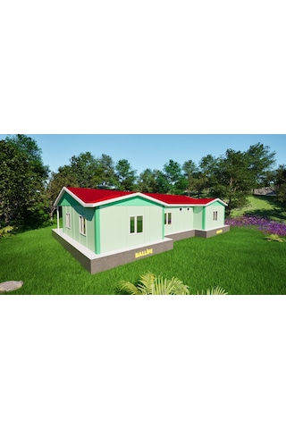 Ballife Prefabrik 166 M2 Standart Prefabrik Konut