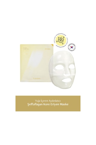 Luvum Şeffaflaşan Kore Maske Yuja Aydınlatıcı Calming Repair Yuja Gel Mask16 ML