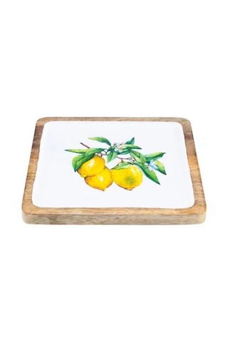 Bambum Kangura Limon Kare Tepsi Orta Renkli