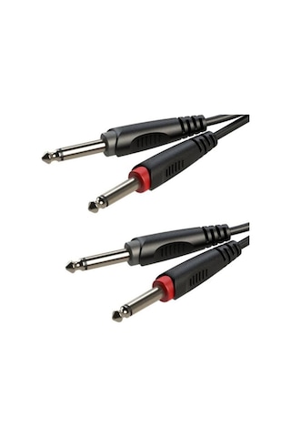 Mono Gitar Hazır Kablo 5 M 2 X 6.3 Mm Rx-K13005 Mono Gitar Hazır Kablo 5 M 2 X 6.3 Mm Rx-K13005