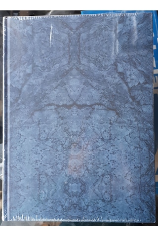 Defter Çizgili 400 Yp 20x28 Ebat A4 Sert Kapak Mermer Desen N11.1097