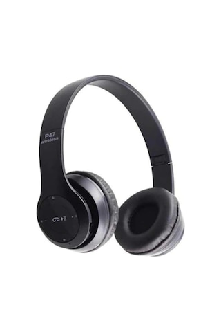 P47 Bluetooth Wireless Kulaklık Fm Radyo Extra Bass Fm Radyo Extra Bass