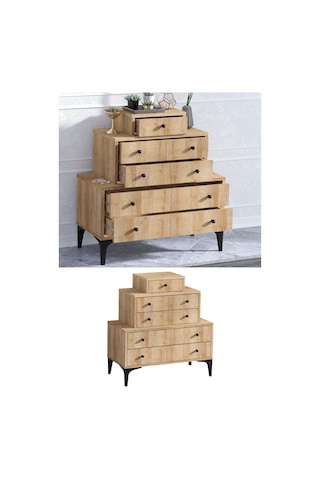 Decormet Gobi Şifonyer Safir Meşe Diğer