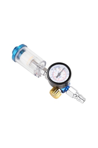 Hvlp Sprey Hava Regülatörü Basınç Ölçer 1/4" Mini Sıralı Hava Filtresi Ayırıcı Ayarlanabilir