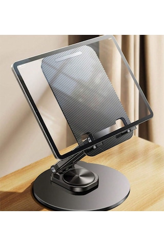 Masaüstü Tablet Standı Büyük Boy Tablet Tutucu Metal