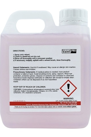 Valet Pro Dragons Breath Demir Tozu Sökücü 1 L