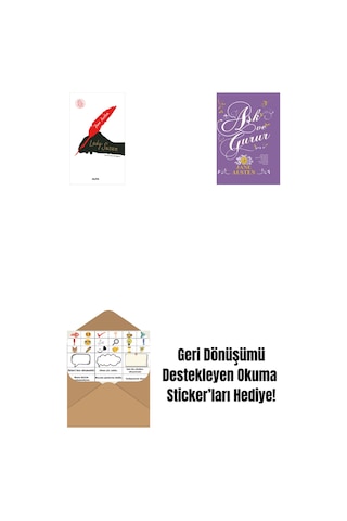 Lady Susan + Aşk Ve Gurur Ciltli + Okuma Sticker'ları