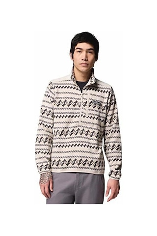 Columbia Erkek Outdoor Çeyrek Fermuarlı Polar Üst 2097741280 Kahverengi Kahverengi