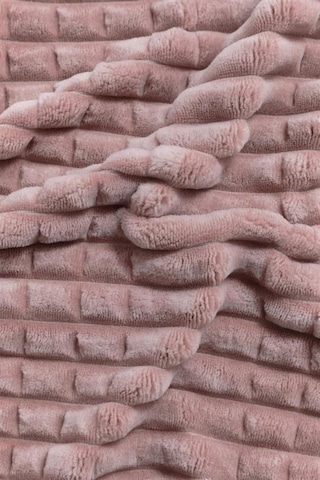 Merinos Modern Line 3 Parça Çift Kişilik Battaniye Seti Pudra