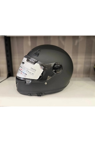 Kask Mt Jarama Sv Mat Siyah Cafe Racer Mat Siyah