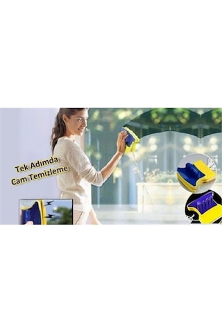 Çift Taraflı Mıknatıslı Pratik Cam Sileceği Çok Renkli