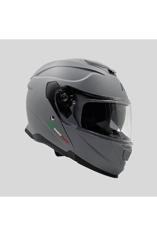 Arwic AR935 Mat Çene Açılır Ece-R 22.06 Motosiklet Kaskı Gri