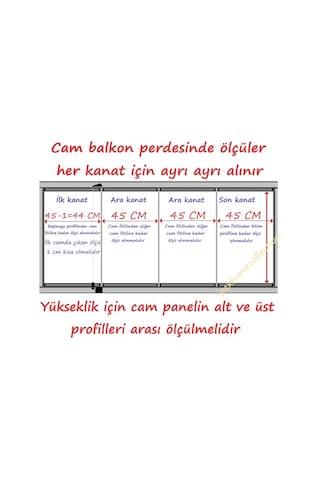 Cam Balkon Plise Perde Keten Serisi Vip 4 Renk, Alüminyum Kasa (442389875)