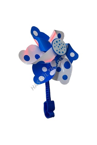 Hsgl Bisiklet Mavi Sepet Püskül Ayna Zil Rüzgar Gülü Set Aksesuar