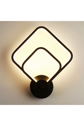 İç İçe Kare Plafonyer Beyaz Işık Ultra Power Avize Aplik Avizej