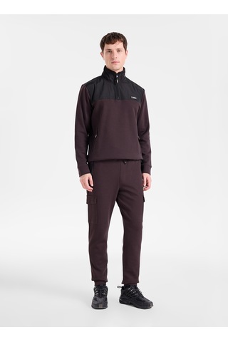 National Geographic N6wm-swt4349 Kahverengi Erkek Sweatshirt Kahve