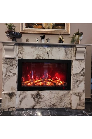 Alaz Efekt Alaz90s 1800w Ses Efektli Elektrikli Şömine